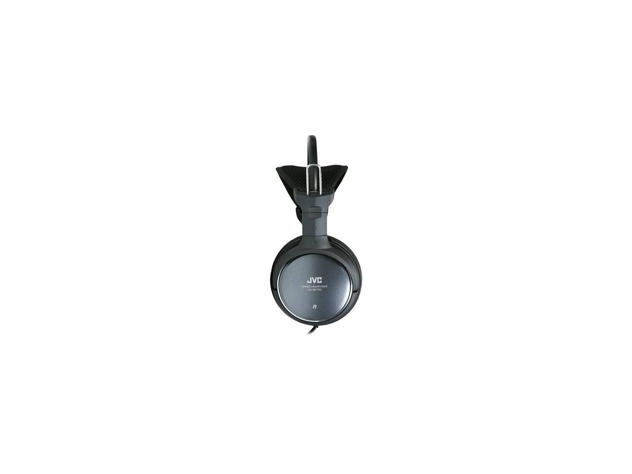 Alt View 2. PopMarket - JVC HARX700 Precision Sound Full-Size Around Ear Headphone 50mm Driver (Black)   - HEADPHONES - Multicolor.