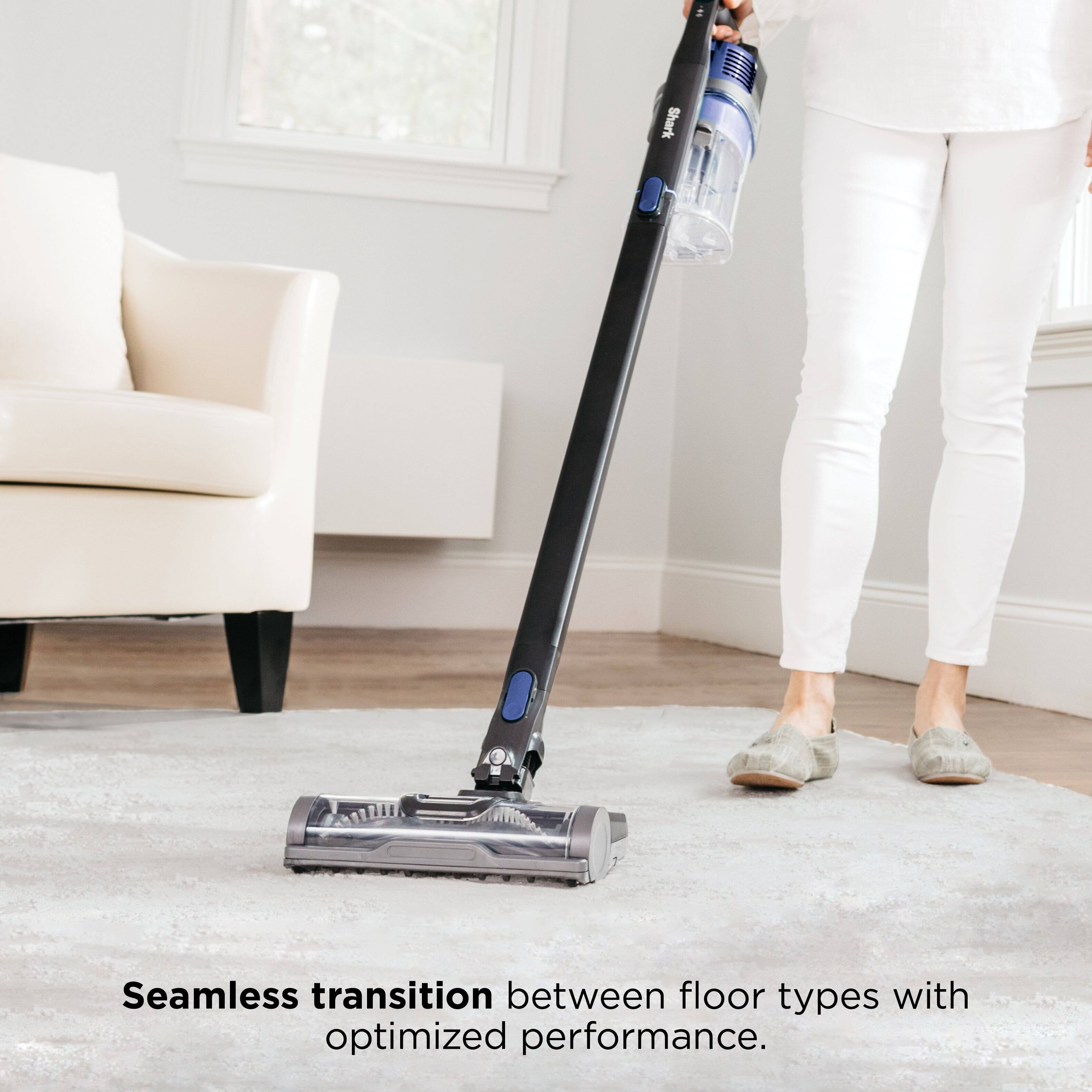 Seamless transition between floor types with optimized performance.
