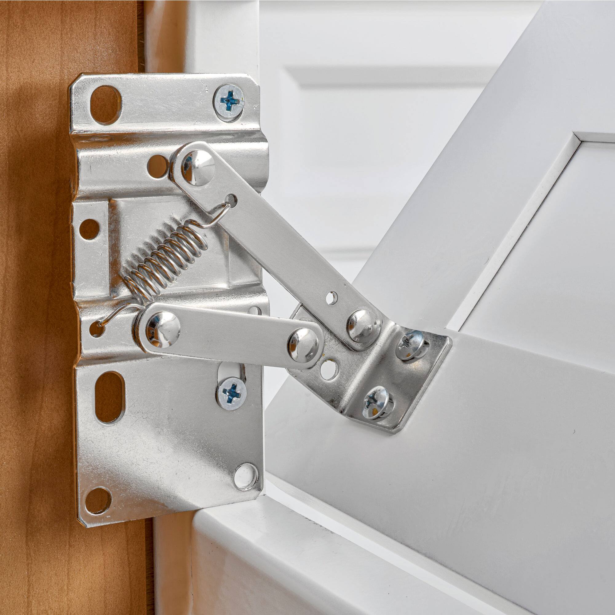 Alt View 2. Rev-A-Shelf - Rev-A-Shelf 16" Tip Out Tray w/ Soft-close for Sink Base Cabinet, 6581-16SS-SC-1 - Silver.