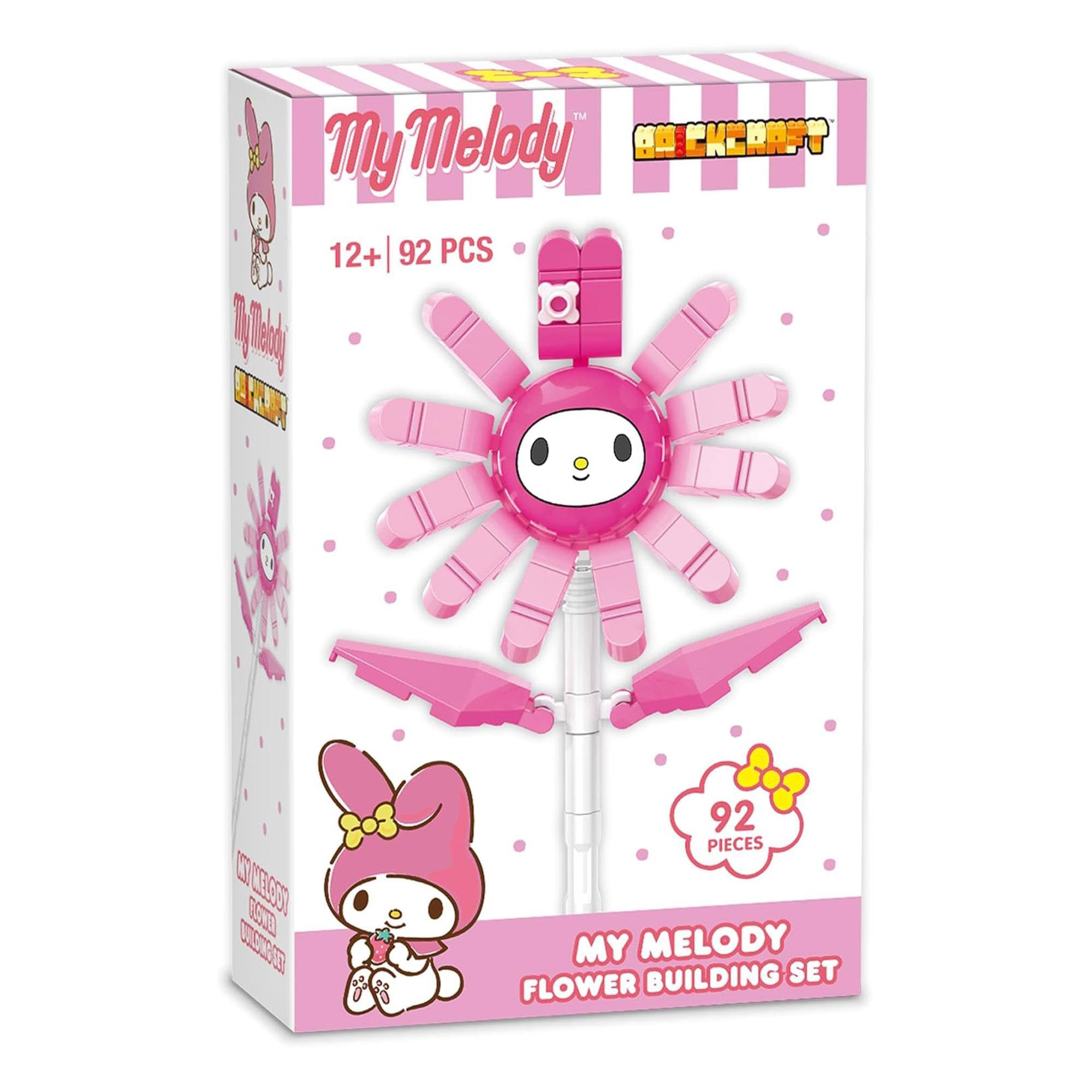 TM My Melody 12+ | 92 PCS  
92 PIECES MY MELODY BUILDING SET FLOWER