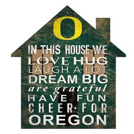 Fan Creations - Oregon Ducks 12'' Team House Sign - Multicolor