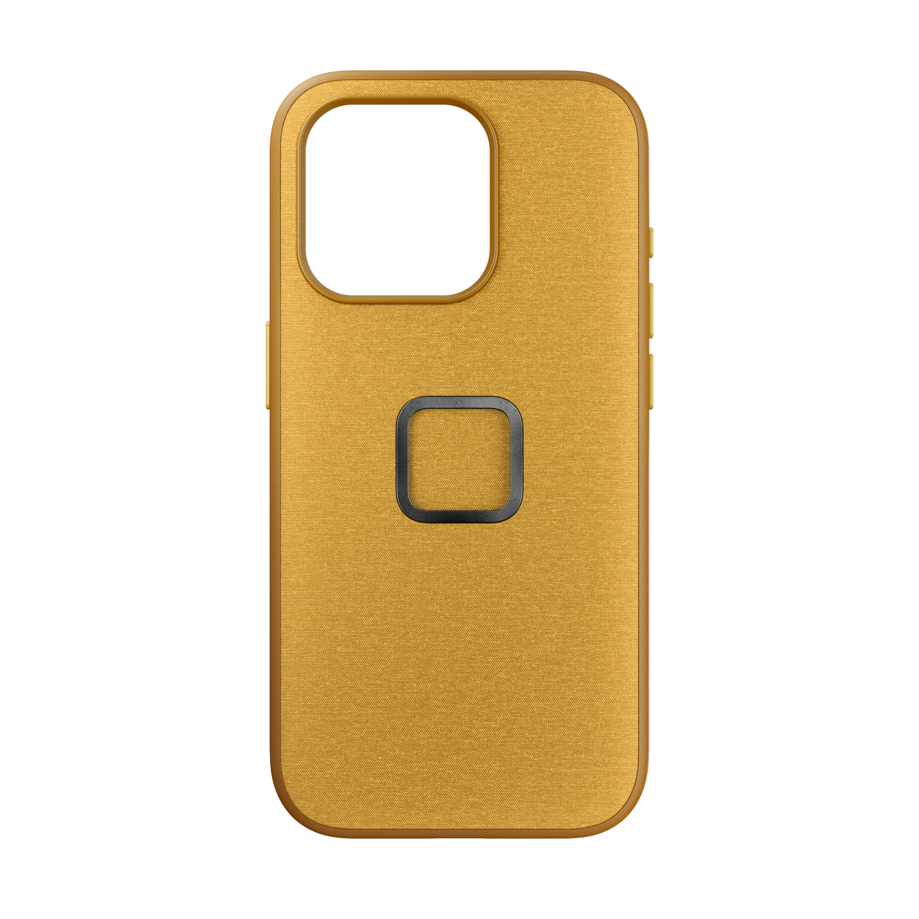 Front. Peak Design - Everyday Fabric Case v2 for iPhone 15 Pro - Sun.