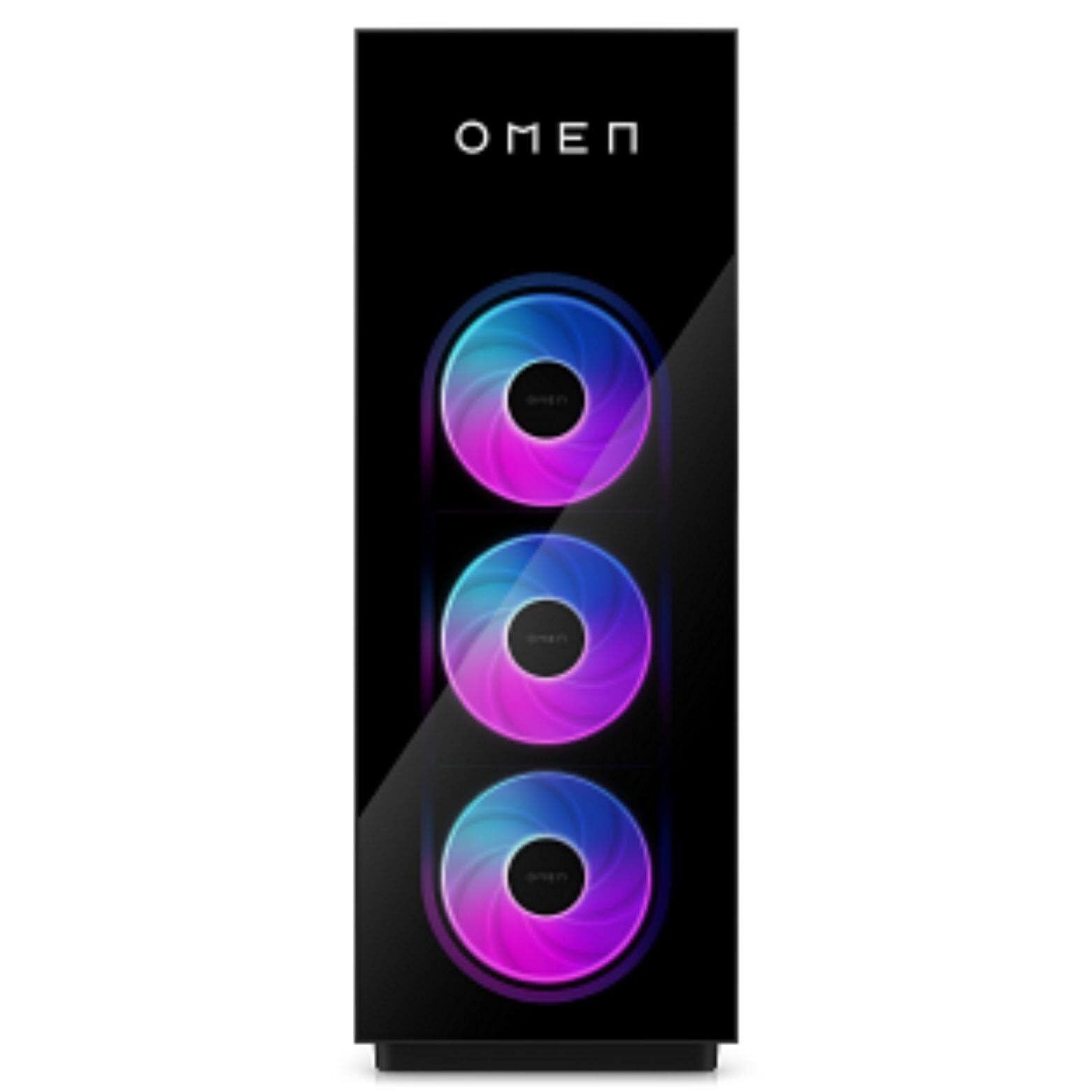 Alt View 1. HP - OMEN MAX 45L GT23-0000M AMD Ryzen 9 9900X 4.4 GHz 16GB DDR5 1TB + 1TB SSD NVIDIA RTX 5070 Windows 11 Home Gaming Desktop - Black.
