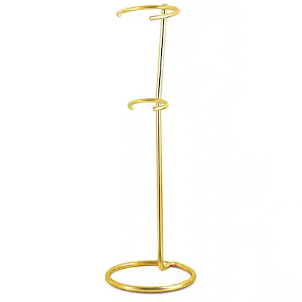 Front. Zulay Kitchen - Zulay Kitchen Original Frother Stand for Milk Frothers - Milk Frother Holder for Multiple Types of Handheld Frothers - Gold.