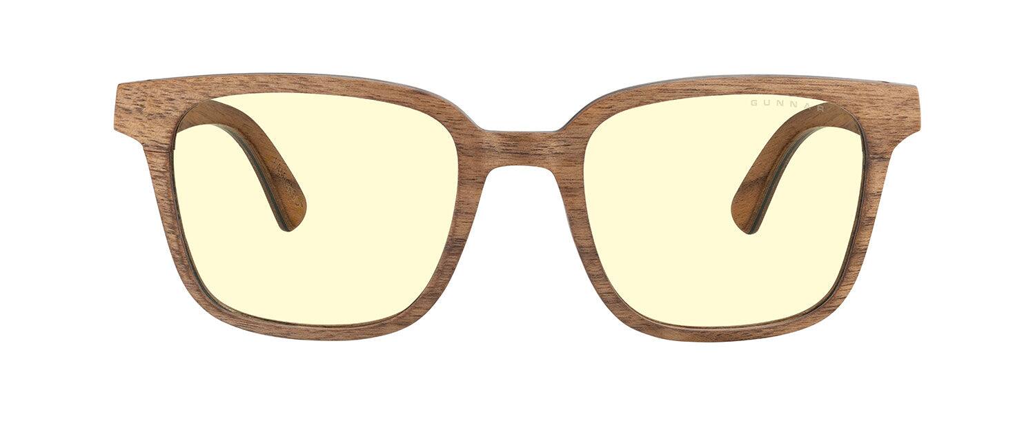 Alt View 1. GUNNAR - GUNNAR Groot Guardians of the Galaxy Blue Light Blocking Computer And Gaming Glasses - Clear - Walnut.