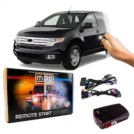 MPC - OEM Remote Activated Remote Start Kit For 2007-2010 Ford Edge - Key-to-Start - Black