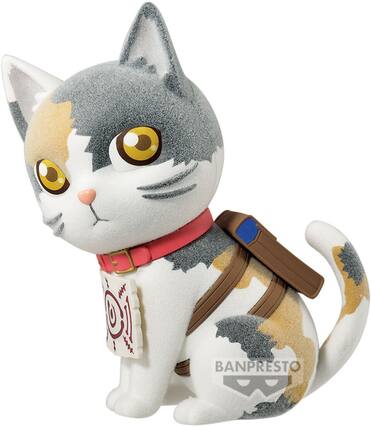 Front. PopMarket - Banpresto - Demon Slayer: Kimetsu no Yaiba - Fluffy Puffy - Chachamaru Figure - COLLECTIBLES - Multicolor.