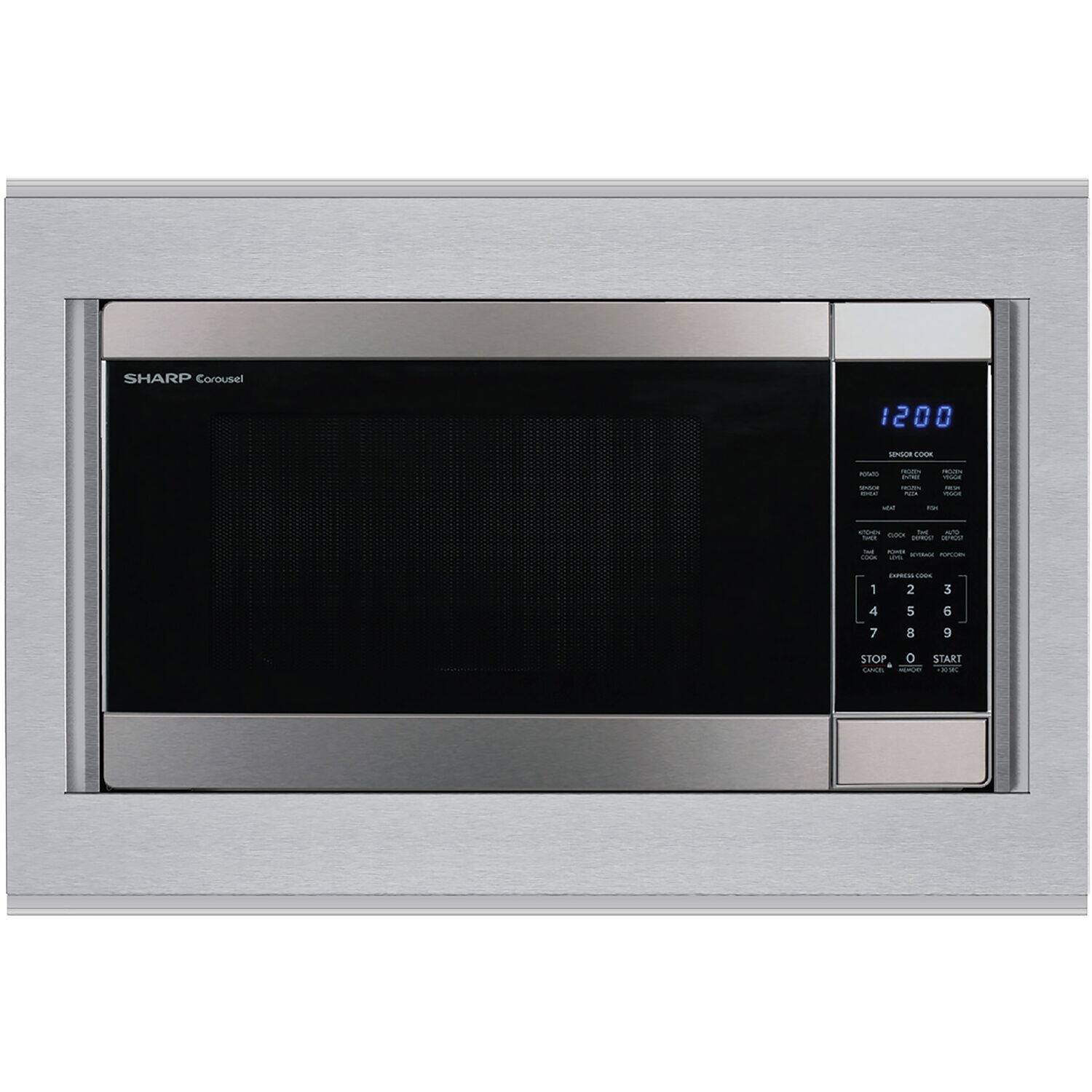 The text on the image is: "SHARP Corousel 1200 UNSN COL - -r - -  : - -O -  adiddas - A -o - 1 4 7 C - 2 5 B 3 6 9 STOP CIPA START TE."

The corrected text would be: "SHARP Corousel 1200 UNSN COL - -r - -  : - -O -  adiddas - A -o - 1 4 7 C - 2 5 B 3 6 9 STOP CIPA START TE."