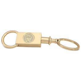 Jardine - Pennsylvania Quakers Two-Section Key Ring - Gold