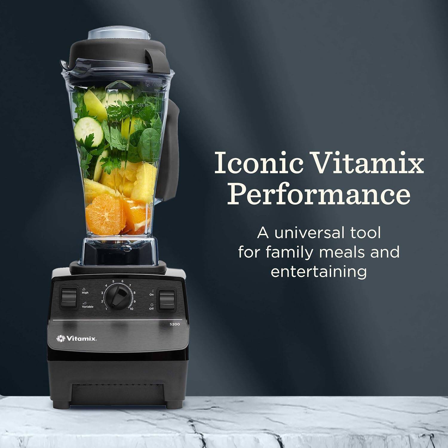 Iconic Vitamix Performance  
A universal tool for family meals and entertaining