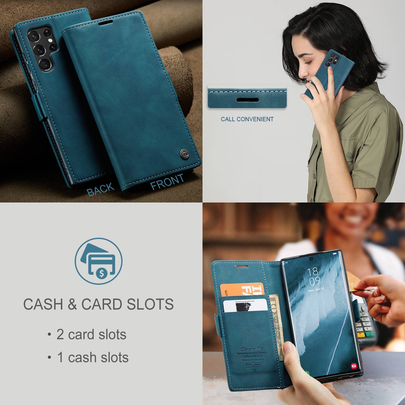 CALL CONVENIENT

BACK
FRONT

$ CASH & CARD SLOTS
- 2 card slots
- 1 cash slot

18 09 Mon, Spo14

Cesello Expending wergen backs 1/200 22 Y Nature XX deposity

CORDON