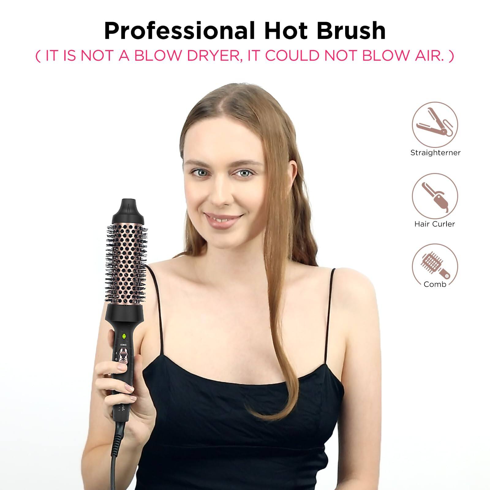 Professional Hot Brush  
(IT IS NOT A BLOW DRYER, IT COULD NOT BLOW AIR.)  

- Straightener  
- Hair Curler  
- Comb