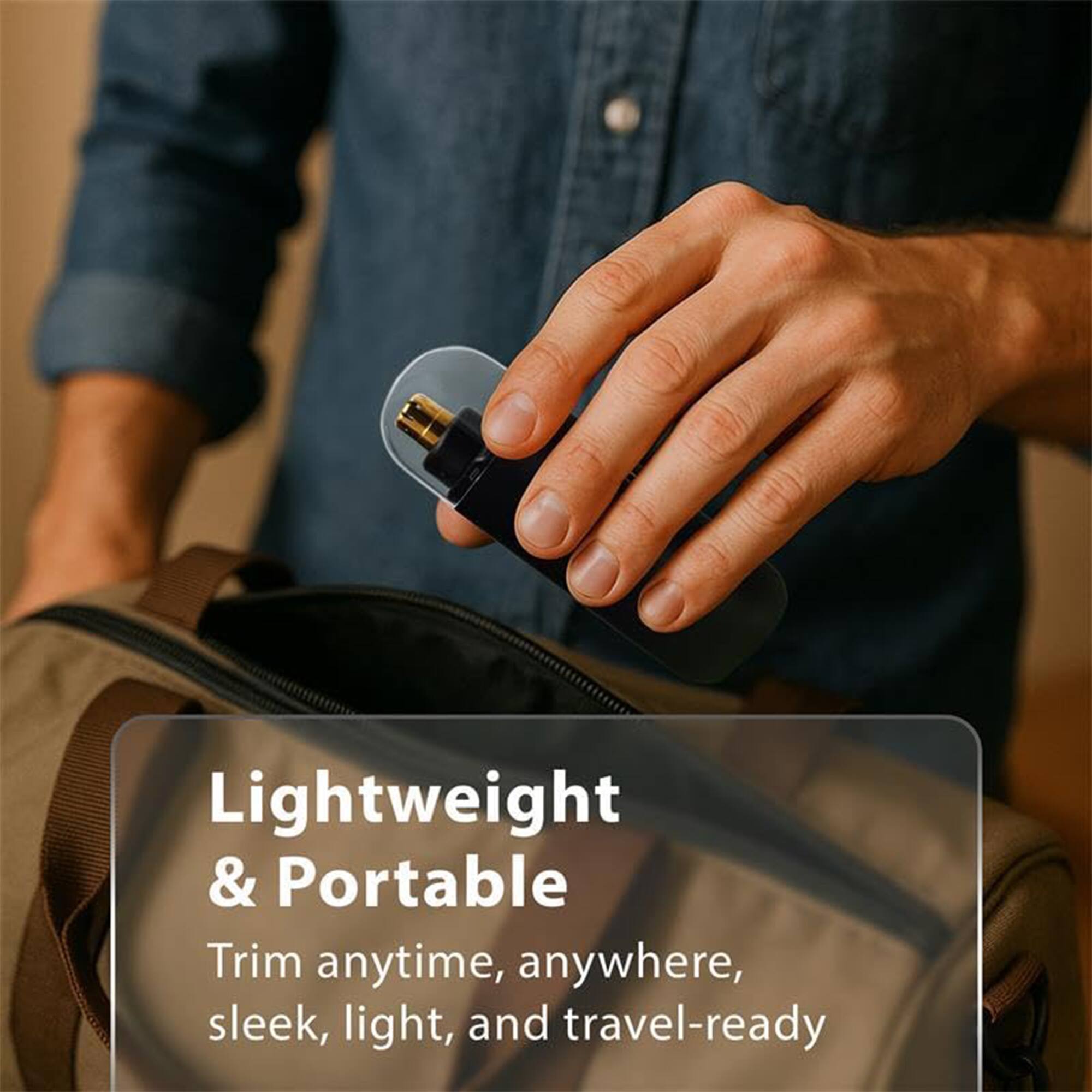Lightweight & Portable  
Trim anytime, anywhere, sleek, light, and travel-ready