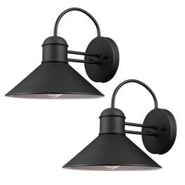 Globe Electric - Sebastien 1-Light Matte Black Wall Sconce