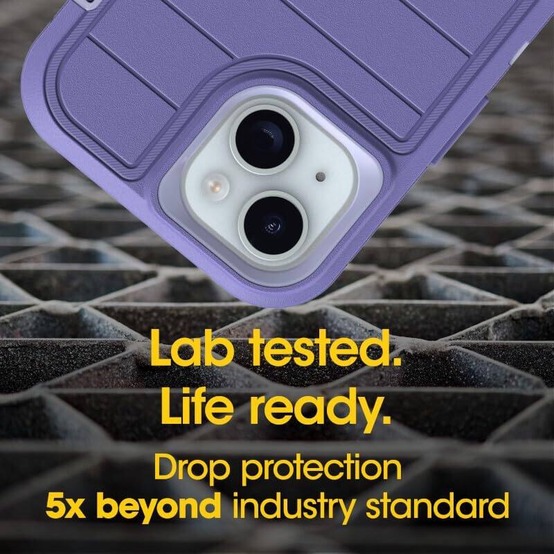 Lab tested.  
Life ready.  
Drop protection 5x beyond industry standard