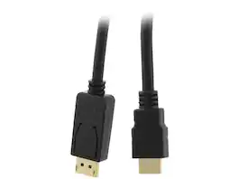 Nippon Labs - DP-HDMI-25 25ft DP to HDMI Cable, Gold Plated, 1080p for PC to HDTV/Monitor/Projector