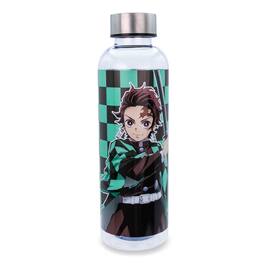 Surreal Entertainment - Demon Slayer Tanjiro Kamado Plastic Water Bottle | Holds 20 Ounces - Green