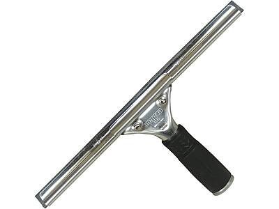 Front. Unger - Pro 18" Window Squeegee, /Set - Silver/Black.