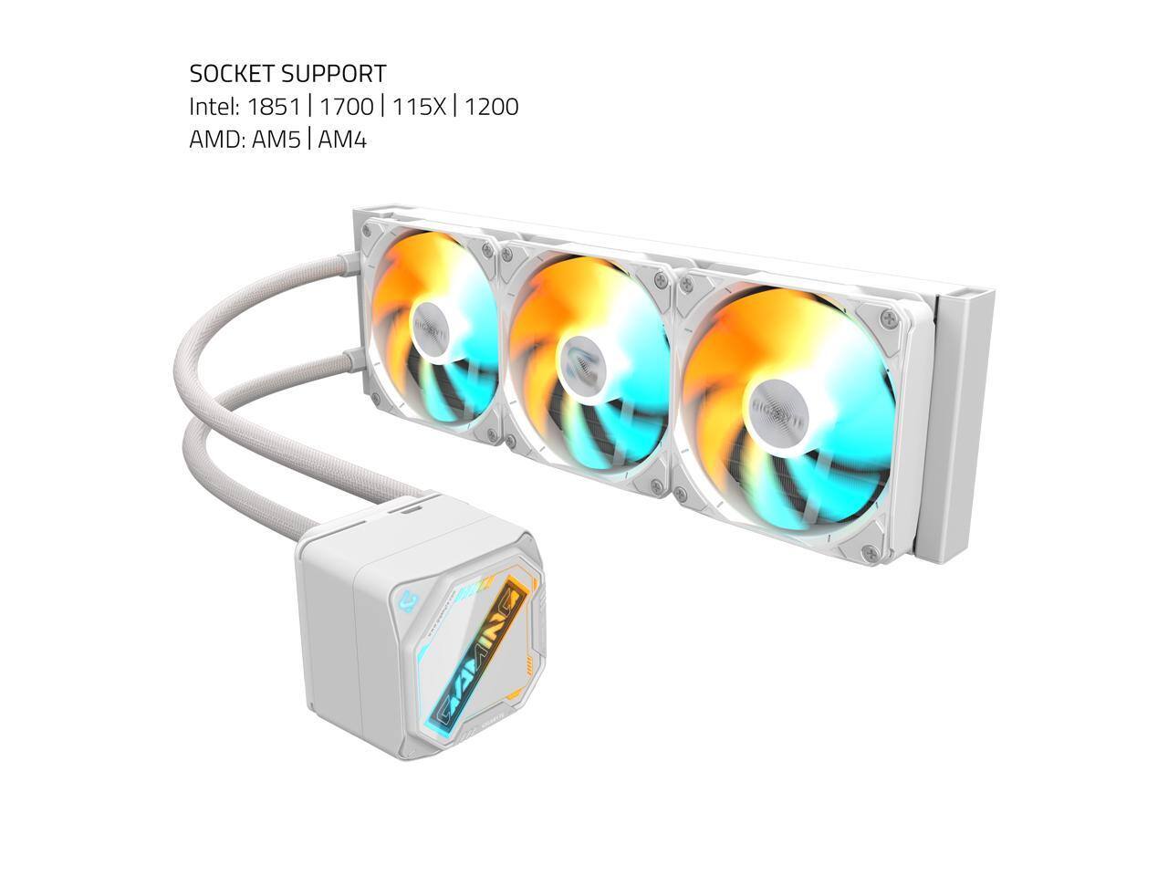 SOCKET SUPPORT  
Intel: 1851 | 1700 | 115X | 1200  
AMD: AM5 | AM4