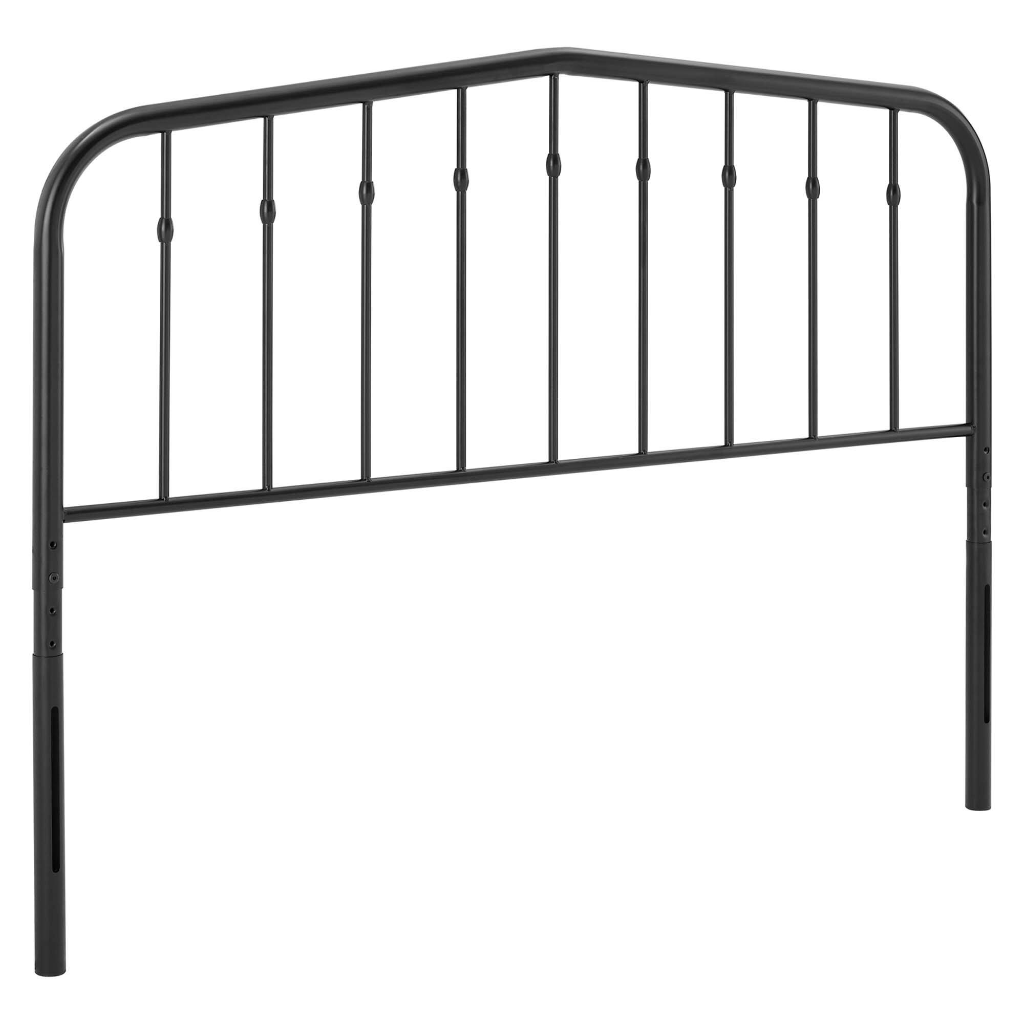 Front. Modway - Lennon Metal Queen Headboard by Modway - Black.