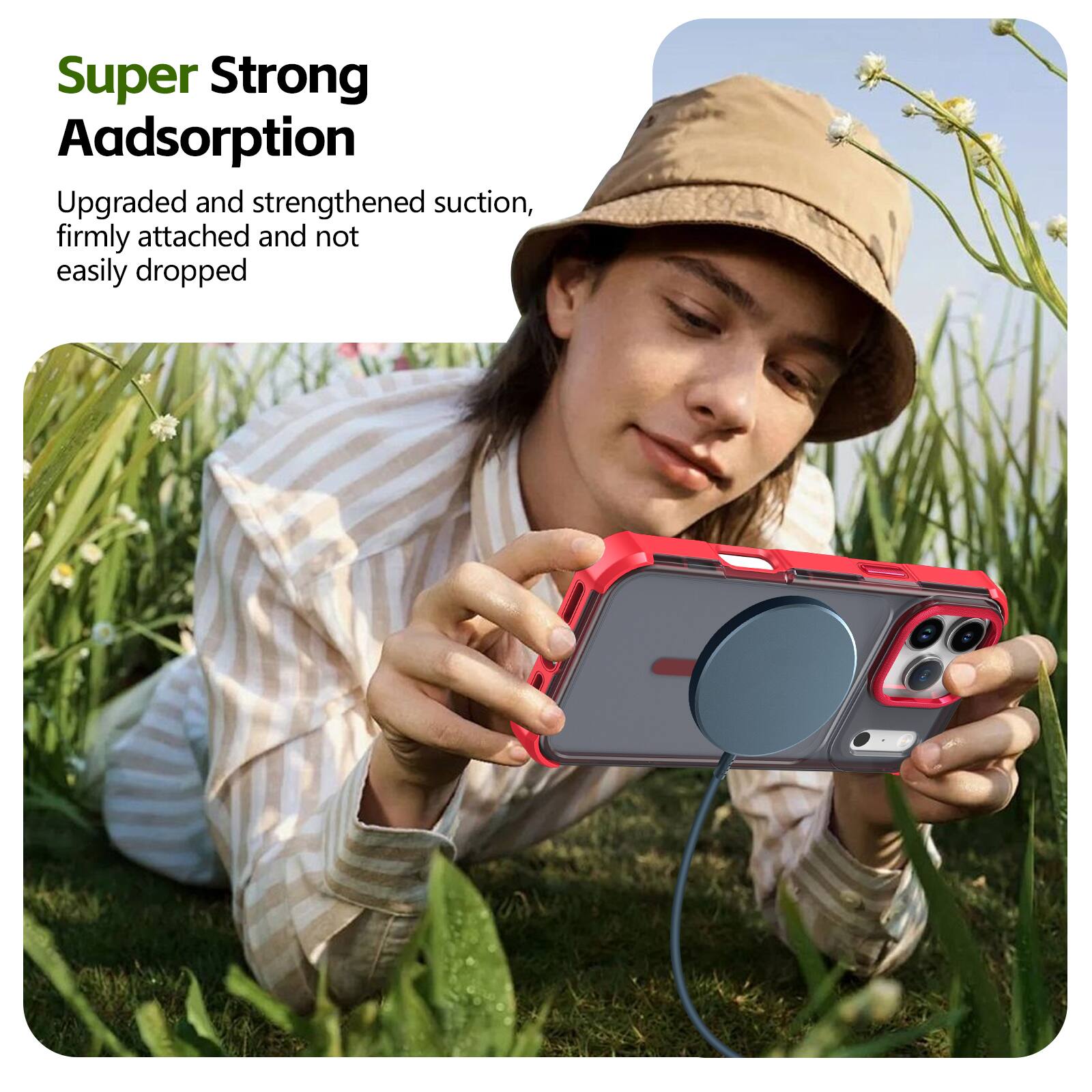 UUCOVER Magnetic Matte Case for Apple iPhone 18 Pro Max, Compatible ...
