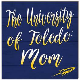 Jardine - Toledo Rockets 10'' x 10'' Mom Plaque - Navy