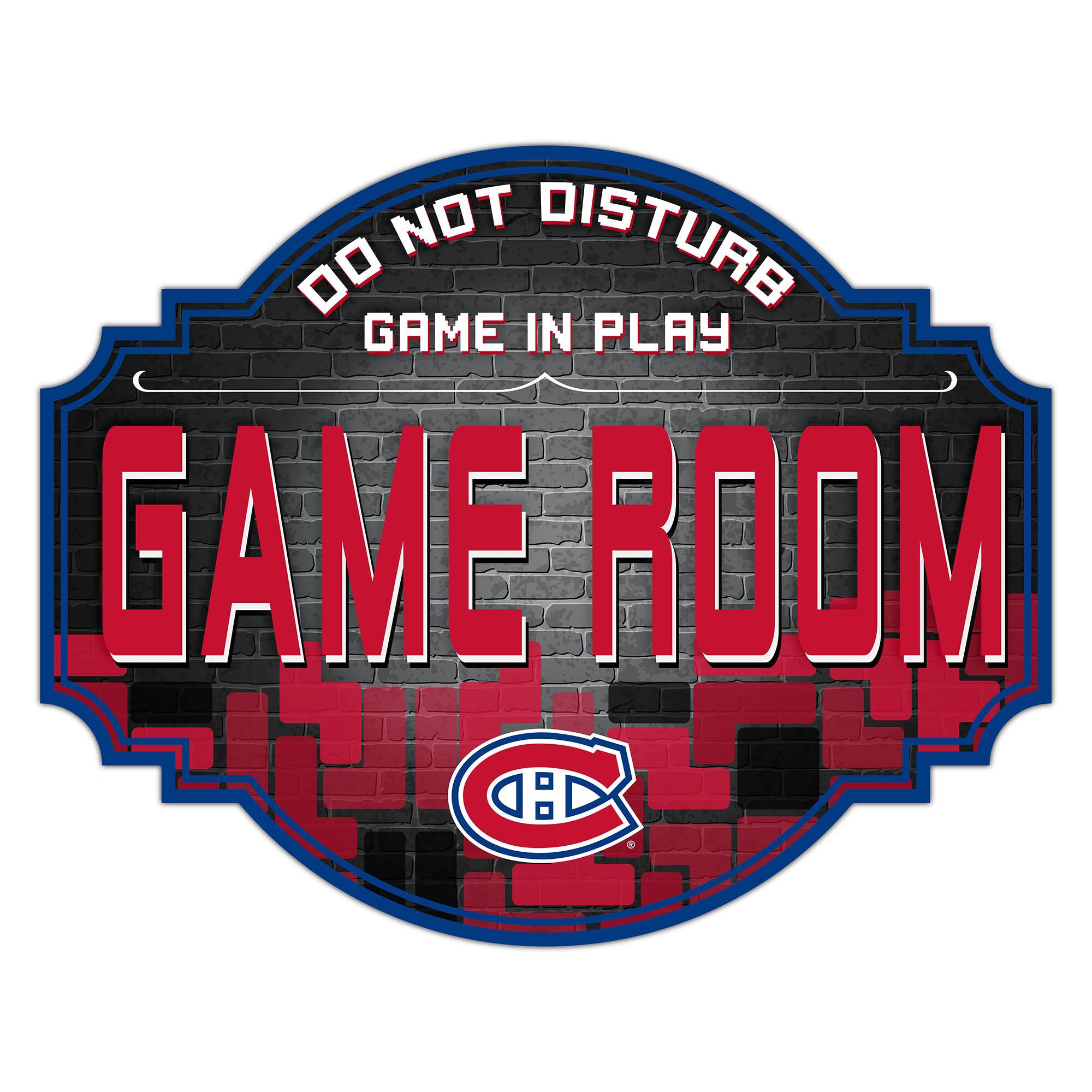 Montreal Canadiens 12'' Game Room Tavern Sign