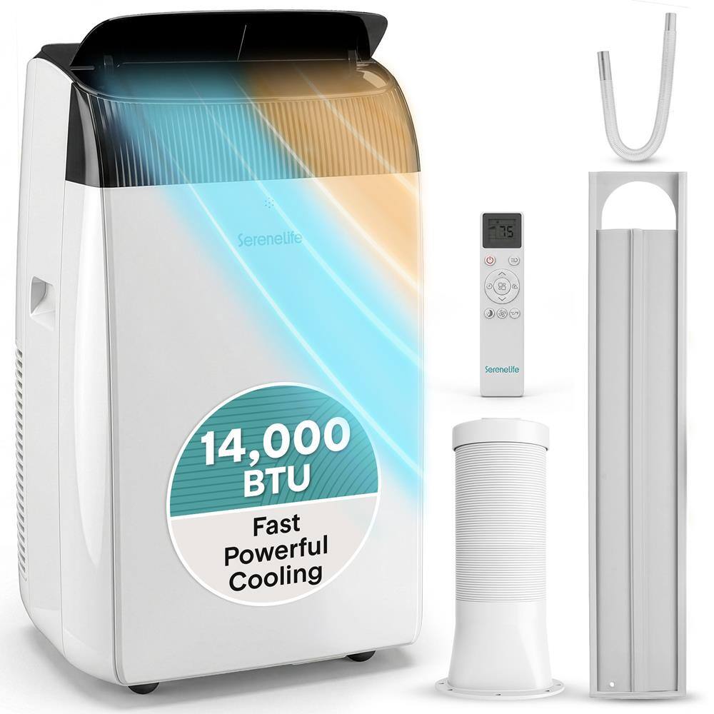 Serenelife M 75 10 U C D5 d 3 Serenetife 14,000 BTU Fast Powerful Cooling