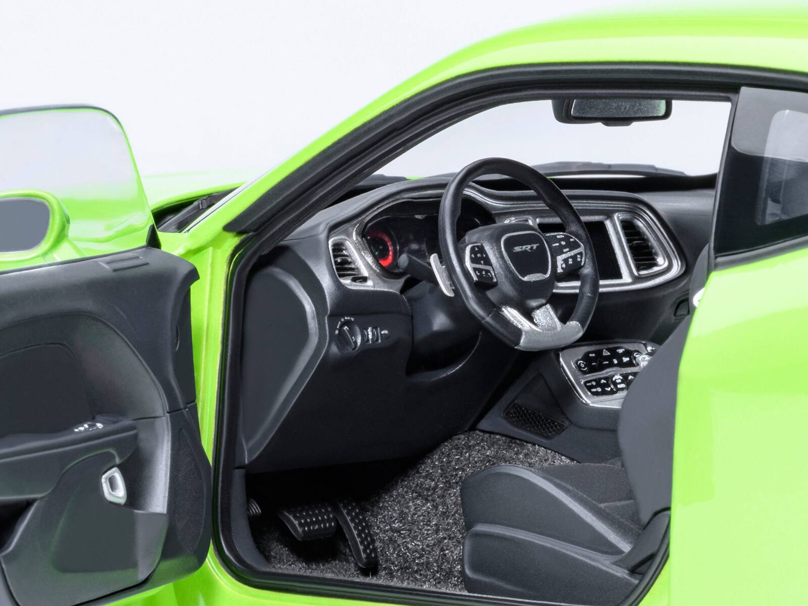 Alt View 4. Autoart - 2023 Dodge Challenger SRT Super Stock Sublime Green 1/18 Model Car by Autoart.