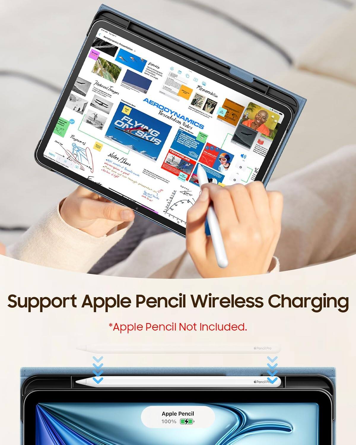Aerodynamics Presentation ... Sportsphotography Visuals Historical Images Memorabilia ON FLYING AERODYNAMICS Presentation Notes Piagrames SKIS Notes /Ibros wape we grend

Support Apple Pencil Wireless Charging *Apple Pencil Not Included.