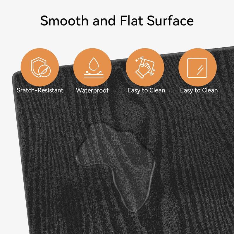 Smooth and Flat Surface  
- Scratch-Resistant  
- Waterproof  
- Easy to Clean  
- Easy to Clean