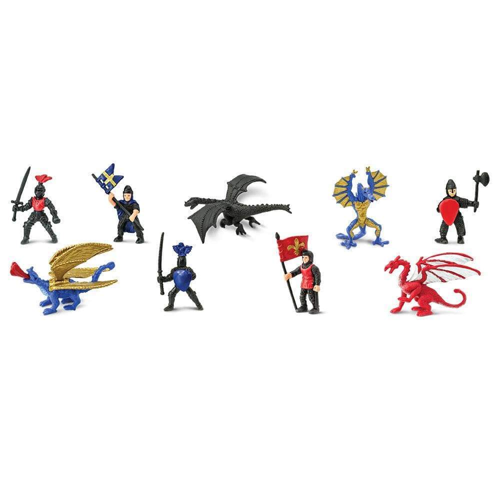 Back. Safari Ltd. - Knights & Dragons 2 Toob Toy.