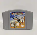 STAR WARS ROGUE SQUADRON NINTENDO TEEN T RATED ESRB ENCASE L 06 (USA) NRSE USLA