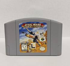STAR WARS ROGUE SQUADRON NINTENDO TEEN T RATED ESRB ENCASE L 06 (USA) NRSE USLA