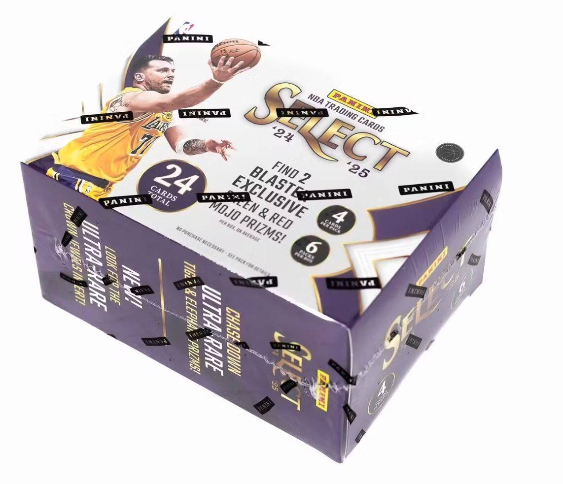 Panini 2024 25 Select Basketball Hobby Blaster Box (Green & Red