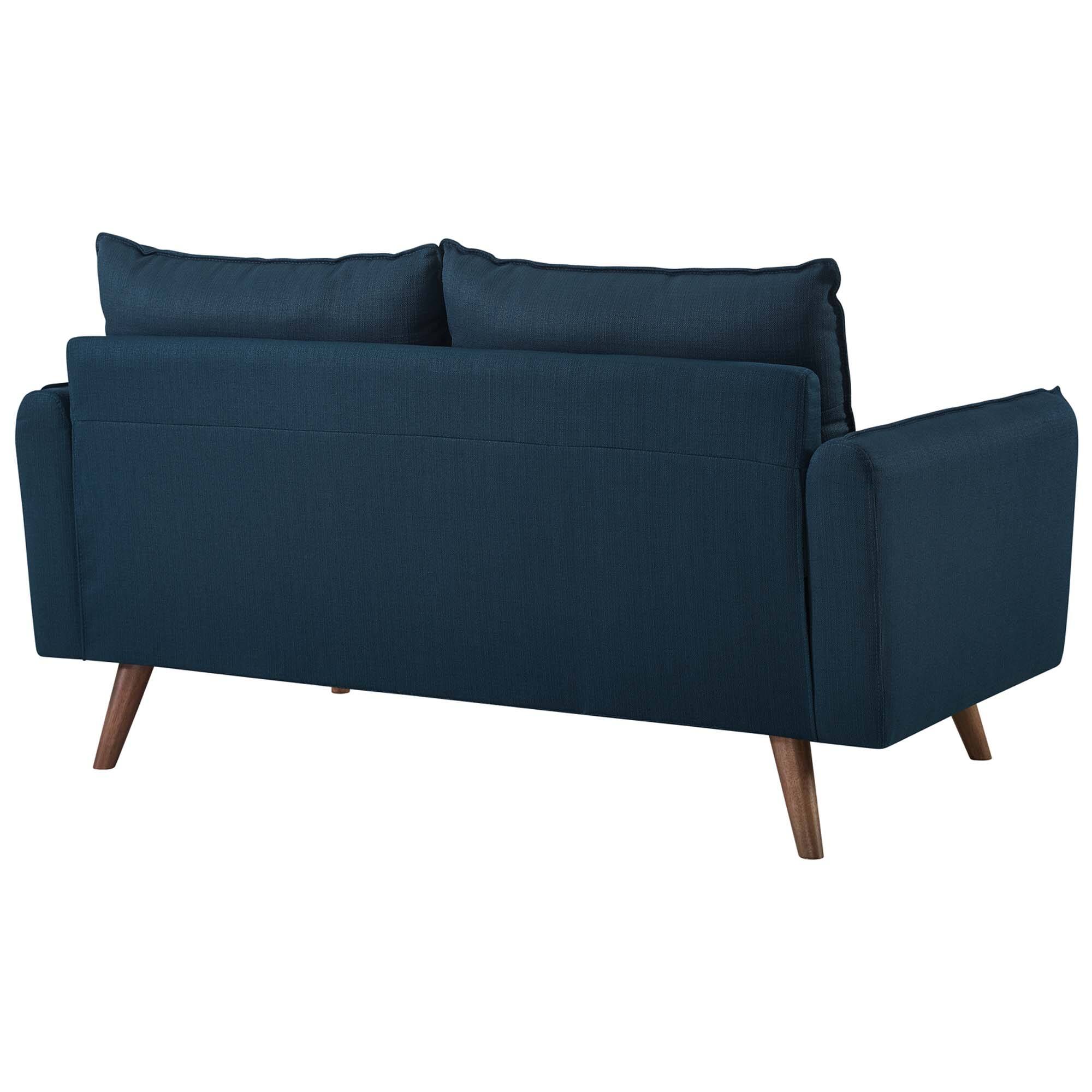 Alt View 1. Modway - Revive Upholstered Fabric Sofa and Loveseat Set by Modway - Blue.