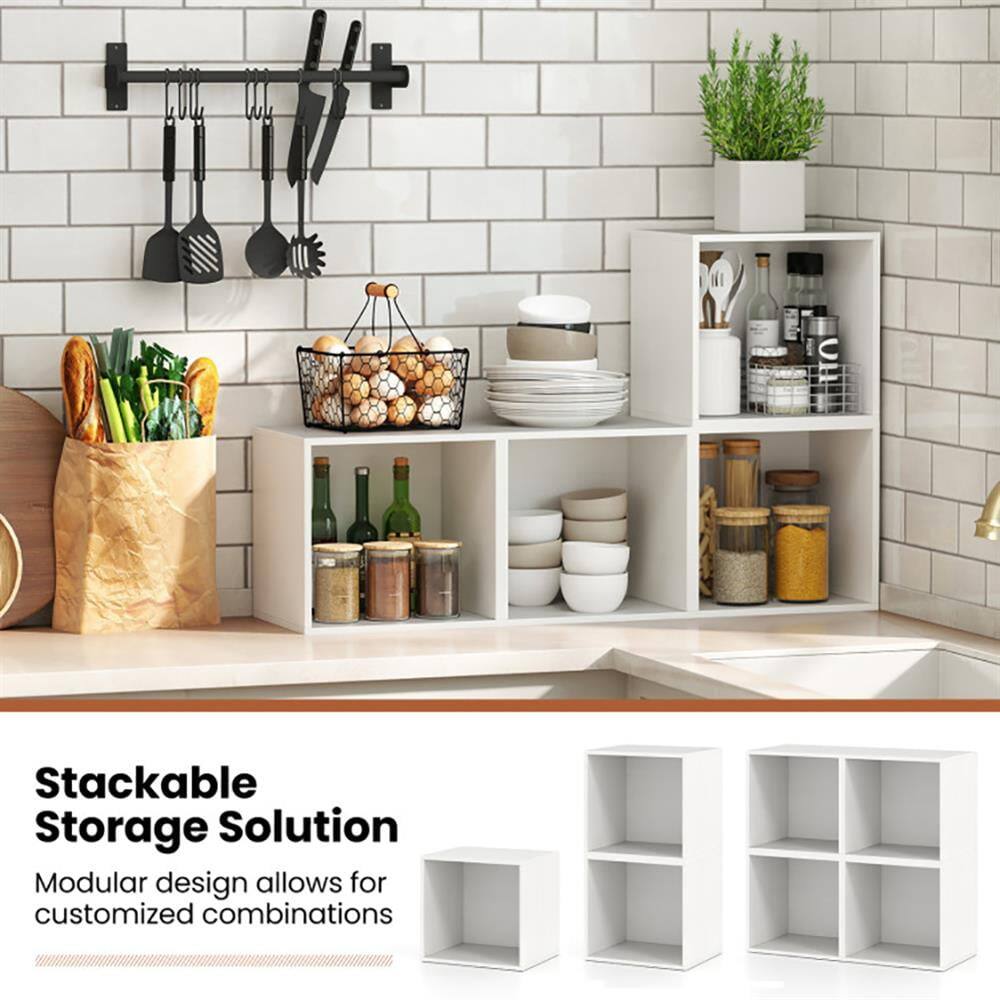 Stackable Storage Solution  
Modular design allows for customized combinations