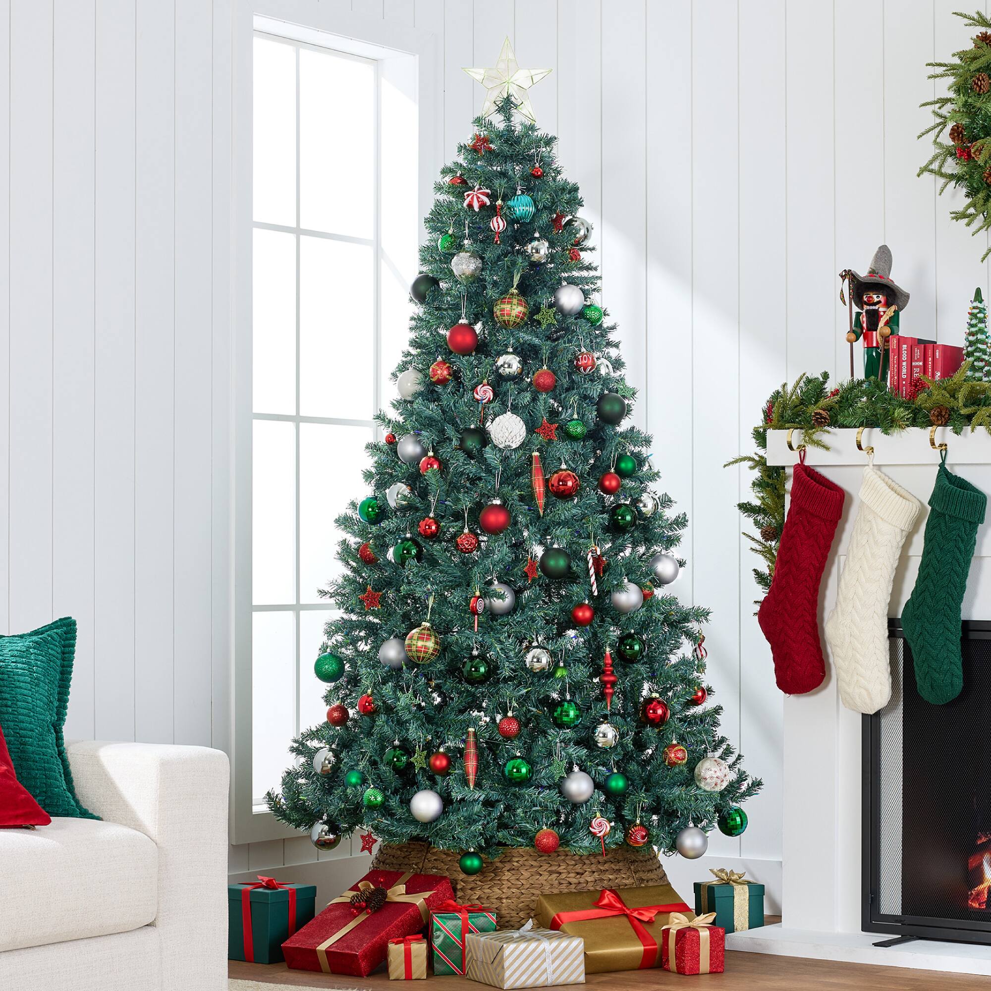 Alt View 2. Best Choice Products - Best Choice Products 6ft Pre-Lit Blue Spruce Christmas Tree w/ Foldable Base, 250 Lights, 900 Tips - Blue Spruce.