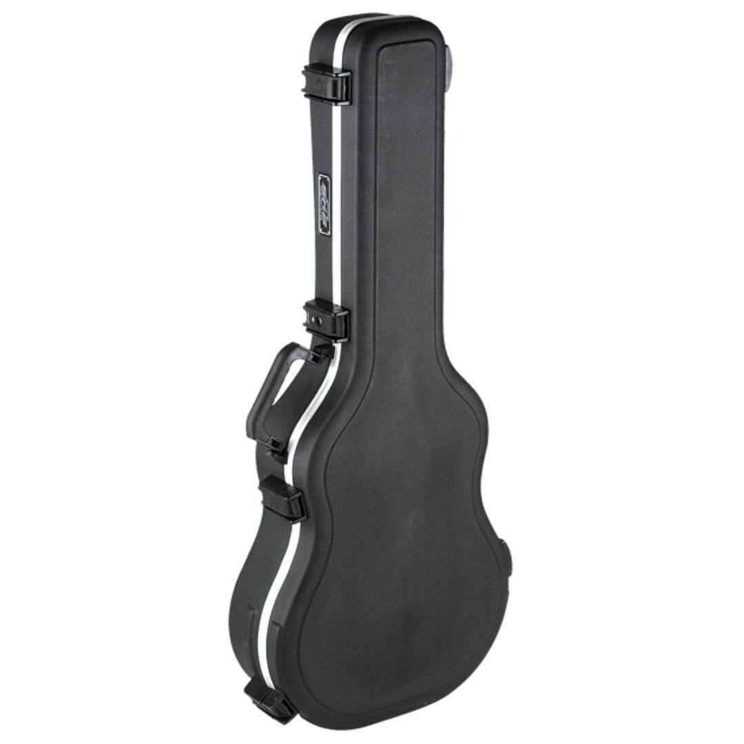 Back. SKB - SKB Cases Thin-Line Acoustic-Electric or Classic Deluxe Guitar Hardshell Case.