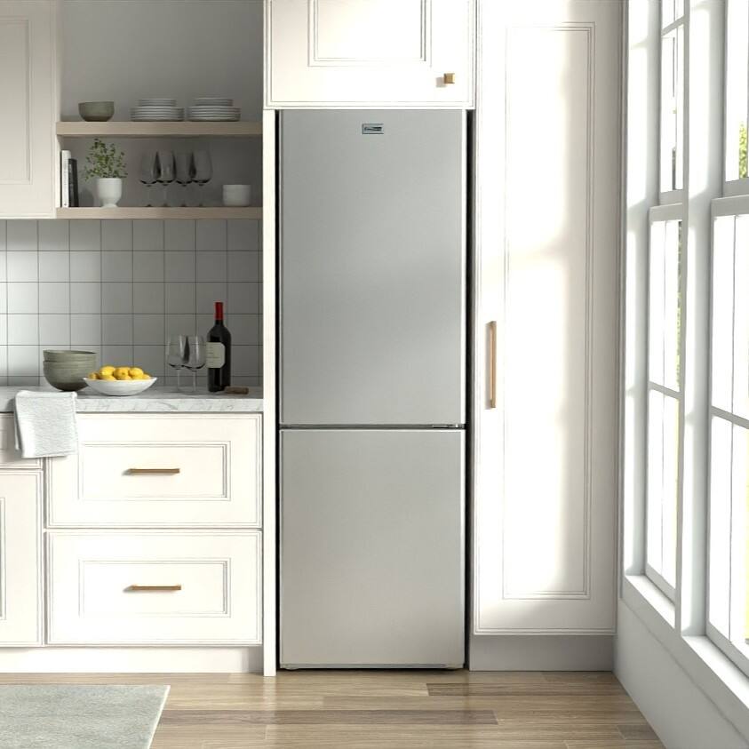 Alt View 7. Conserv - Conserv 11 cu ft. Bottom Freezer Refrigerator 24 inch Fridge w/ WINE RACK Stainless 110V - Stainless.