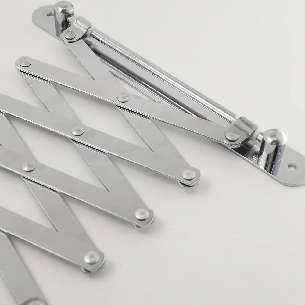 Alt View 6. Comfort Essence - Welllink Wall Mounted Double Sided Mirror Accordion Makeup With 1x 7x Magnification Chrome Finish High-de... - 7x.