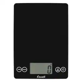 Escali - Arti Glass Digital Scale - Black Obsidian