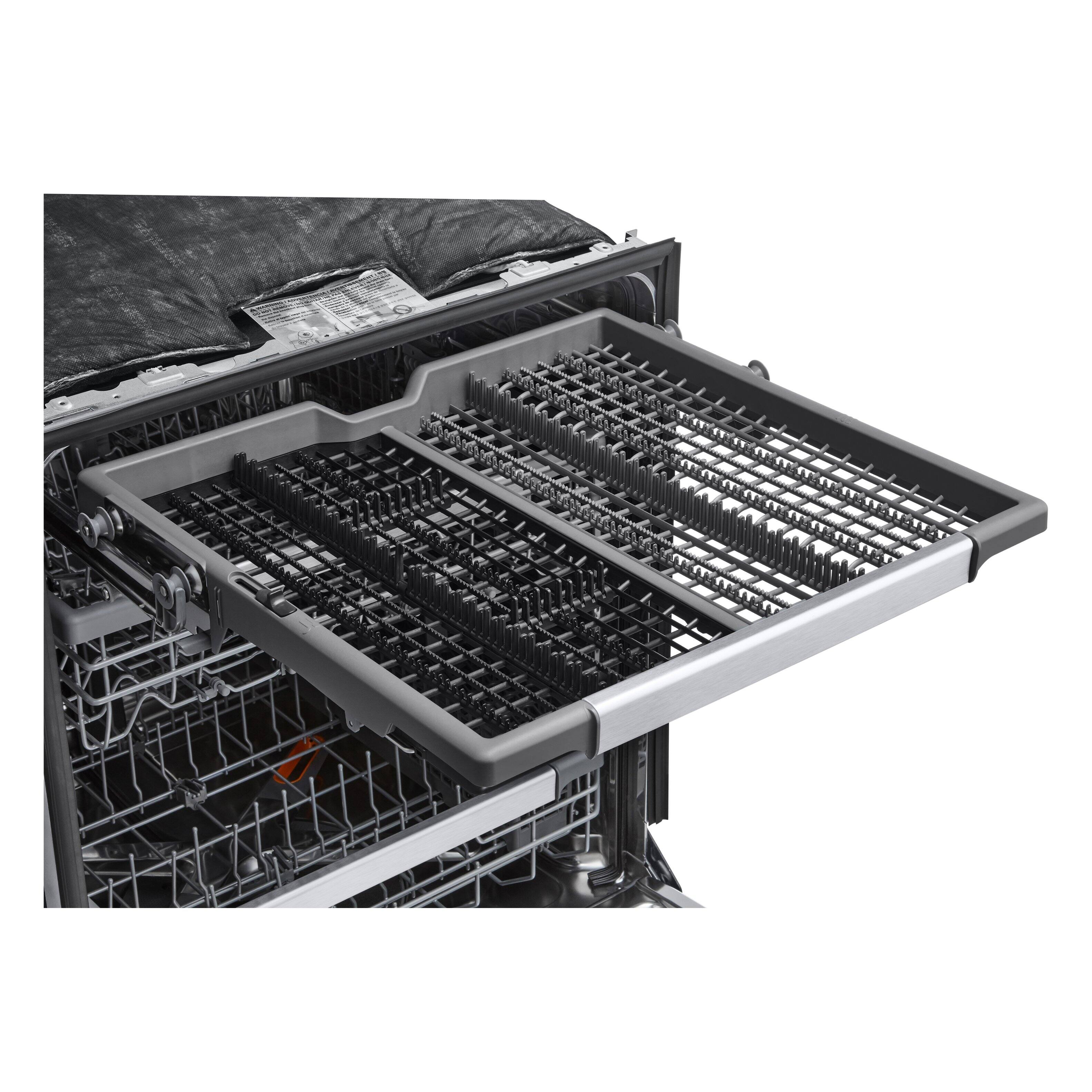 Back. SKS - 24-inch Transitional Top Control Built-in Smart Stainless Steel Tub Dishwasher with 3rd Rack and QuadWash Pro, 40 dBA - Satin Stainless Steel.