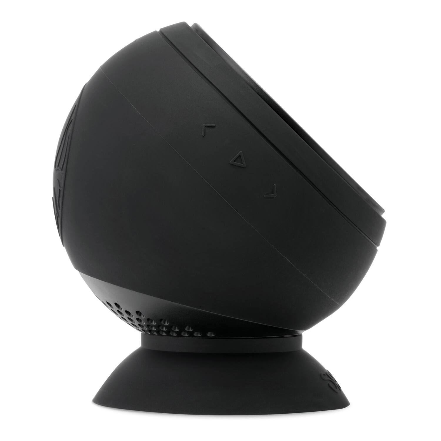 Angle Zoom. Speaqua - Barnacle Vibe 2.0 Portable Waterproof Bluetooth Speaker with Built in Storage (2,000 songs) - Manta Ray Black.