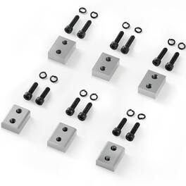 VEVOR - Electric Rebar Cutter Blade, 6 PCS 16mm(5/8 Inch) Cutting Diameter, HRC58-60 Hard Hydraulic Rebar Blade - Silver