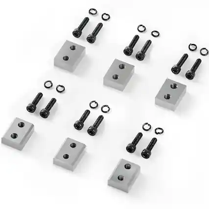 Front. VEVOR - Electric Rebar Cutter Blade, 6 PCS 16mm(5/8 Inch) Cutting Diameter, HRC58-60 Hard Hydraulic Rebar Blade - Silver.