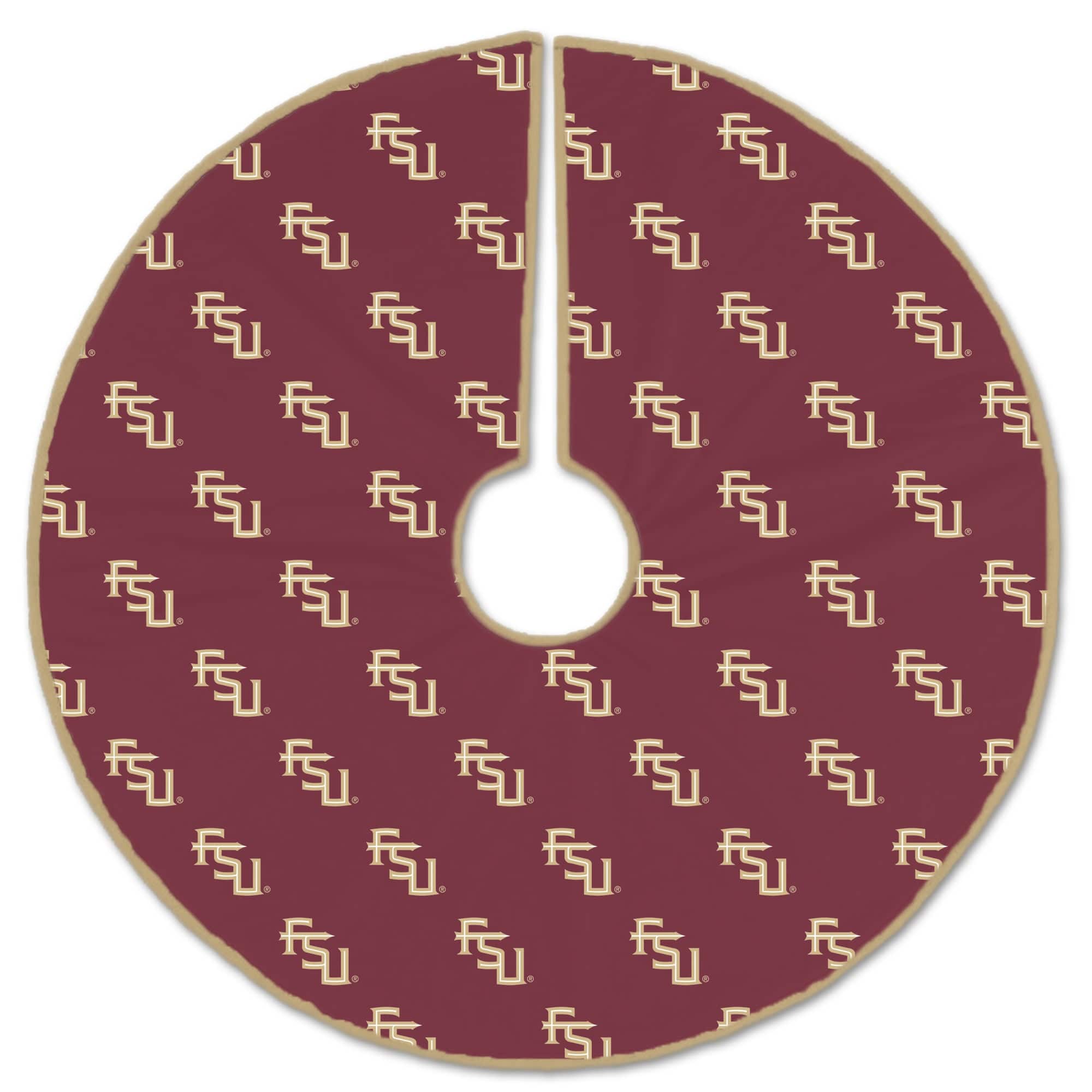 Pegasus - Florida State Seminoles Microplush Christmas Tree Skirt - Multicolor
