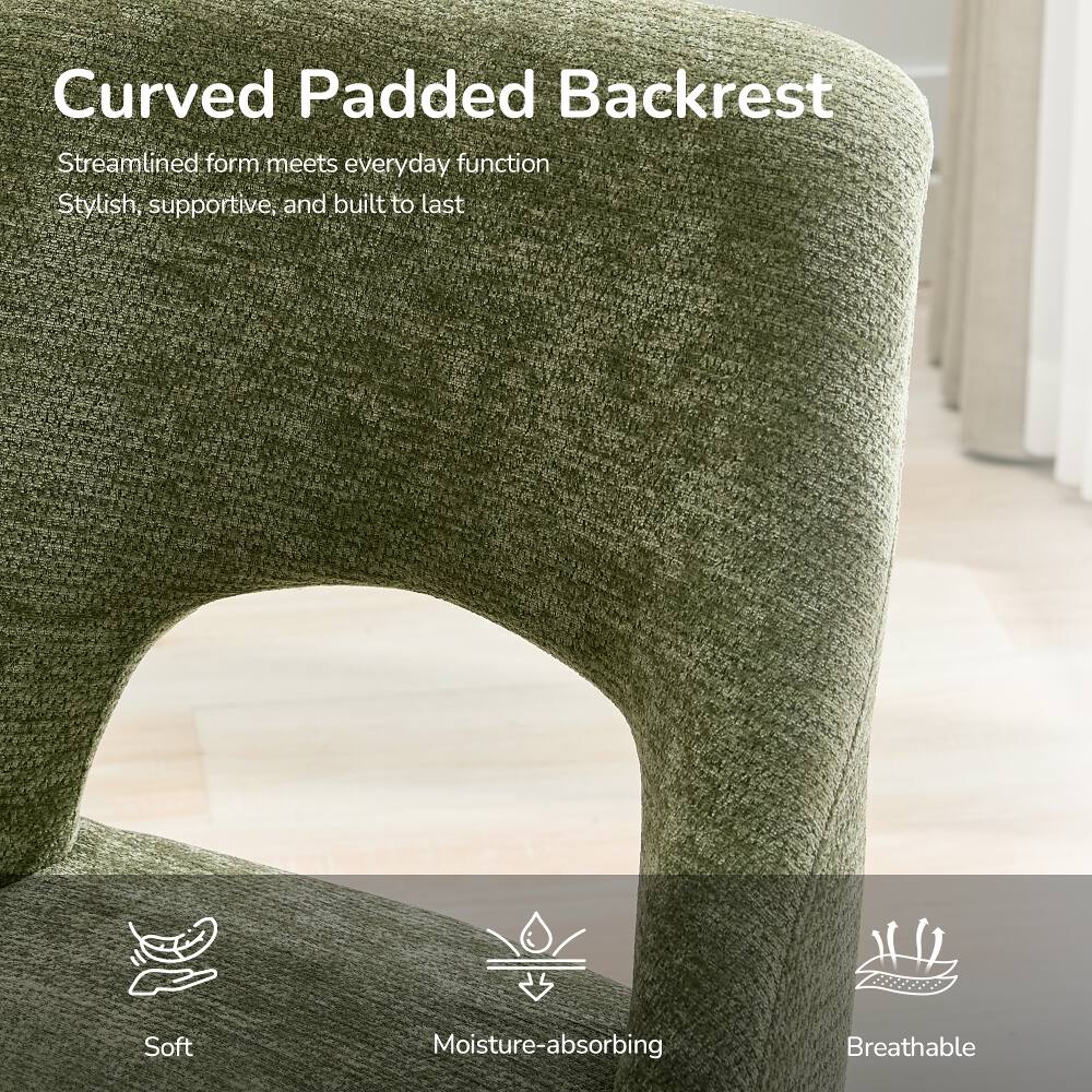 Curved Padded Backrest

Streamlined form meets everyday function

Stylish, supportive, and built to last

Soft Moisture-absorbing Breathable