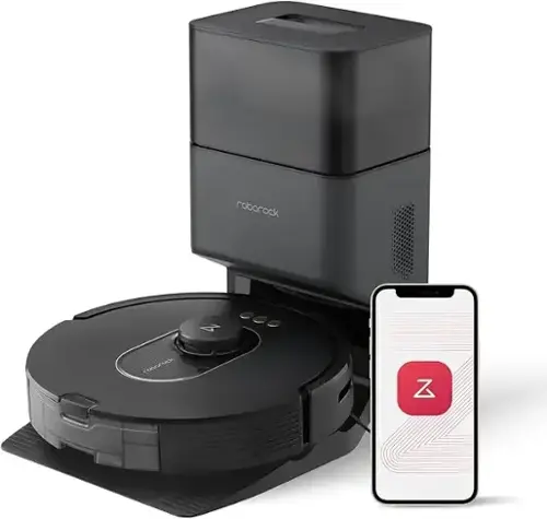 Roborock - Q5 DuoRoller+ Robot Vacuum with Self-Empty Dock - Black Gold