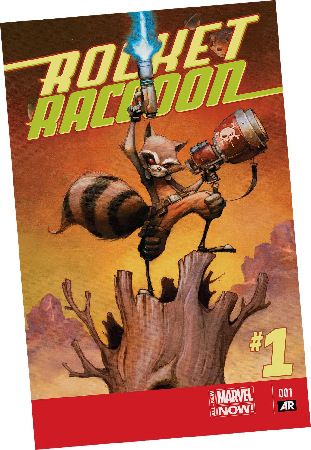 Rocket Raccoon  
#1  
Marvel Now!  
All-New All-Now!  
001 AR
